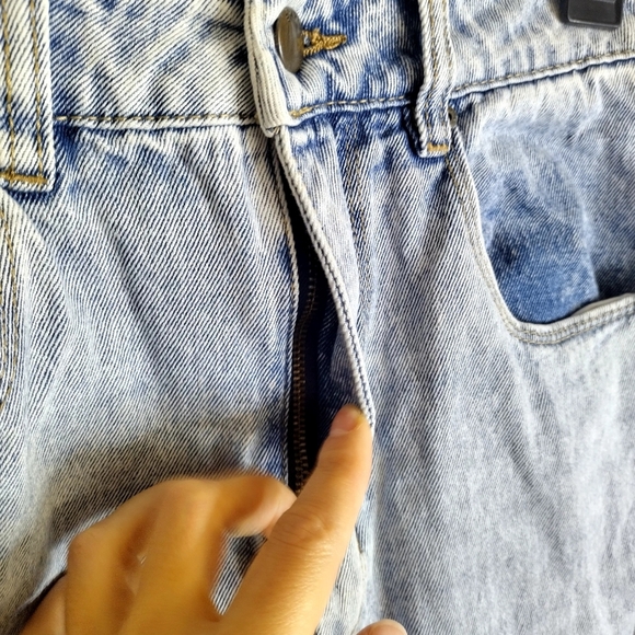 Empyre Tori 90s Mid Rise Carpenter Skate Jeans Sz 3/26 - Picture 5 of 13